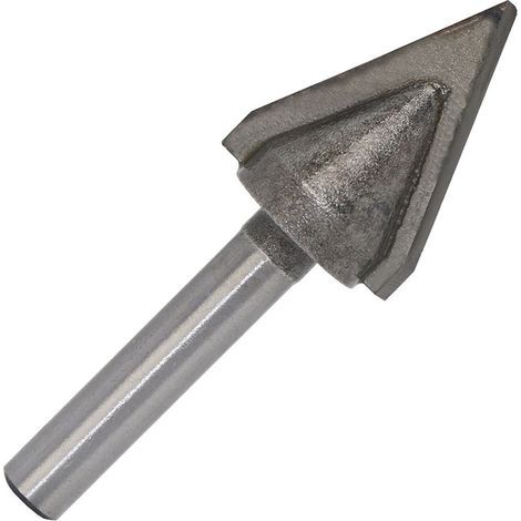 Machine à tailler et fraiser à 60° pour bois, couteau oblique V pour menuiserie. (1/4)