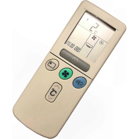 Télécommande universelle de climatiseur compatible RAK-25NH6A, RAK-35NH6A, RAK-50NH6A, RAS-18CH5, RAS-24CH5 - Commande à distance pour unités AC, remplacement facile, usage domestique, couleur noir, f
