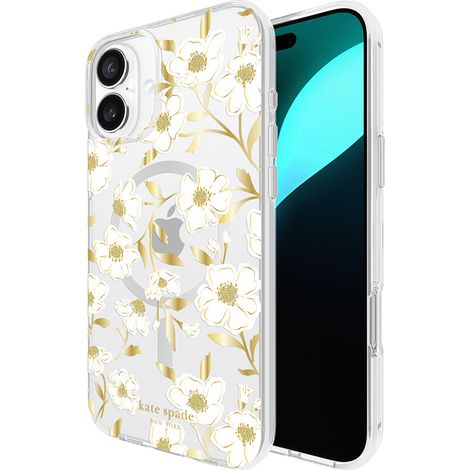 Funda protectora Kate Spade New York Gems MagSafe para iPhone 16 Plus (estampado floral Sunshine) (1/5)
