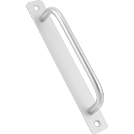 Poignée de Porte-balcon en Alliage D'aluminium Argenté, 160mm D'entraxe, avec Vis, pour Portes Vitrées de Balcon et Usage Domestique (1/5)