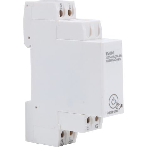 Compteur d'énergie monophasé TM608 avec minuterie intelligente et Wi-Fi 2,4 GHz, 16 A, 100-240 V (1/5)