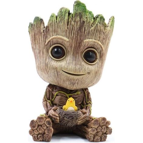 Groot Figurines Mode Gardiens De La Galaxie Pot De Fleurs Bébé Mignon Modèle Jouet Stylo Pot Meilleurs Cadeaux De Noël Pour Enfants (1/4)