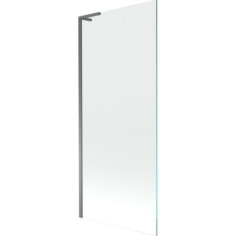 Mexen Next L Badewannenfaltwand 1-flügelig 80 x 150 cm, transparent, gun metal - 895-080-000-03-00-95 (1/5)