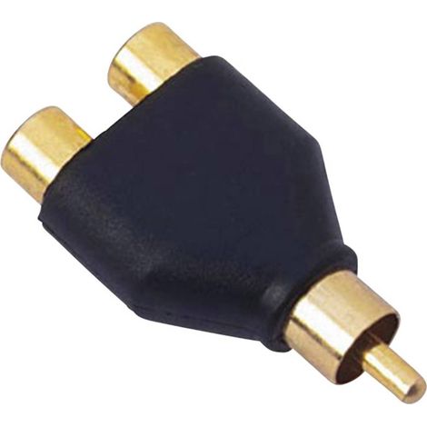 Sinuslive Y1M Adaptateur RCA [1x Cinch-RCA mâle - 2x adaptateur Cinch / RCA] (1/2)