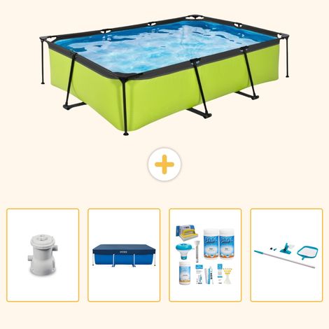 Exit-toys Piscine Exit Rectangulaire - 300x200x65 cm - 5-pièces SCB7 (1/5)