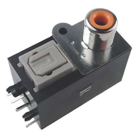 Connecteur pour fibre optique Jack, Toslink