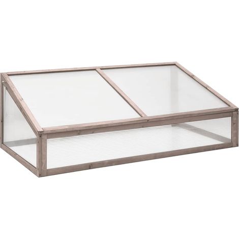 Greenhouse Grey 110x56x39 cm Fir Wood vidaXL