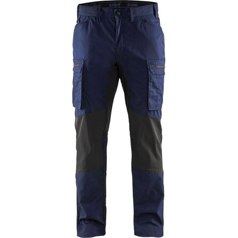 Pantaloni da lavoro elasticizzati 1459 - Blu navy/Nero XL - FR(48) - SE(C54) - Standard (1/4)