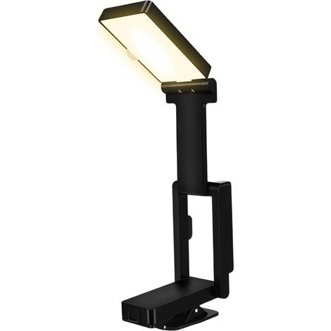 Lampe De Lecture Pour Livres À Pince Pliable avec et Portable (1/5)