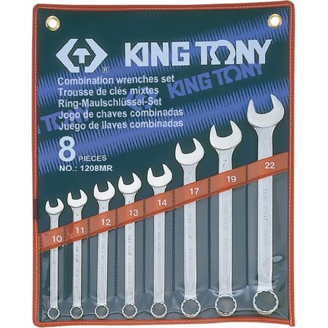 King Tony Jeu de 8 cles plate mixte - mr