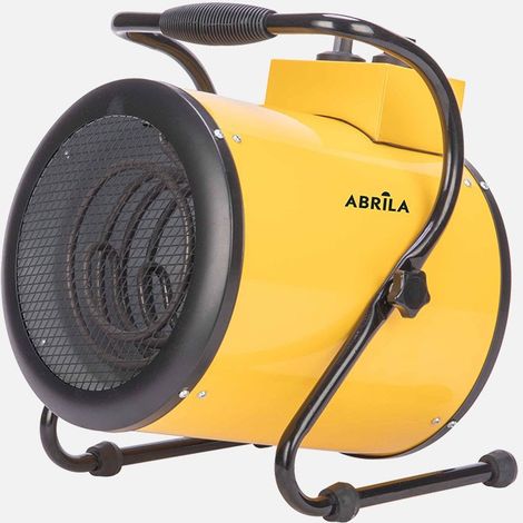 Ventilo-chauffeur industriel inoxidable Divity 5000w jaune