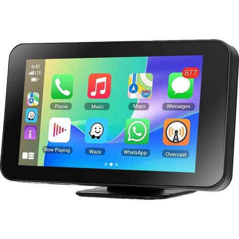 Moniteur de voiture, écran HD, connectivité Bluetooth, avec caméra (1/2)