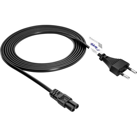 Akyga AK-RD-02C Netzkabel, Achterform, CU CEE 7/16 / IEC C7, 3 m (1/2)
