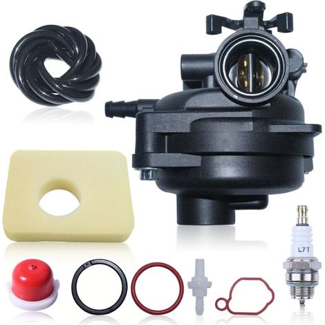 Kit filtro aria carburatore per motori rasaerba OVH da 125 cc 09P602 9P602 300E 450E 500E, con guarnizione, filtro aria e bolla d'olio, ricambio 799583