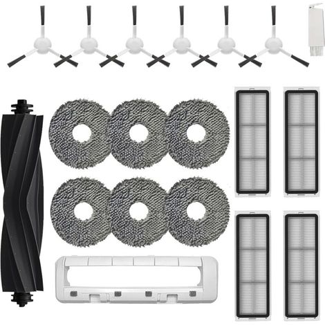 Accessories for Dreame L10s Ultra, L10 Prime, L10s Pro Gen 2, L10s Plus, Xiaomi Robot X20+: 1 main brush, 1 main brush cover, 6 side brushes, 4 filters, 6 mop pads (1/4)