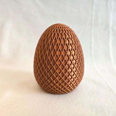 Nouvelle boîte labyrinthe d'œufs de Pâques imprimée en 3D - Boîte cadeau pour l'argent de Pâques - M - Style A Jaune
