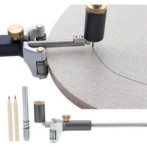 Carpenter's marking gauge, Marking gauge, Parallel line marker, Woodworking Dual-purpose linear arc scriber Line Drawing Multifunctional Tool Woodworking Scribe Tools (1/5)