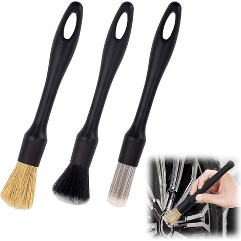 Automatic Car Detailing Brush, 3PCS Auto Detailing Brush, Soft Brush Anti Dust Interior Brush, Cleaning Brushes, for Car Dashboard, Interior, Outdoor (1/5)