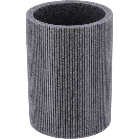 Striemenbecher aus polyresin - grau - Tendance