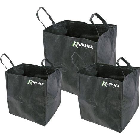 Lot de 3 Sacs de Jardin 70L / 100L / 170L - Multifonctions - Pratiques pour le Jardinage - D-Work