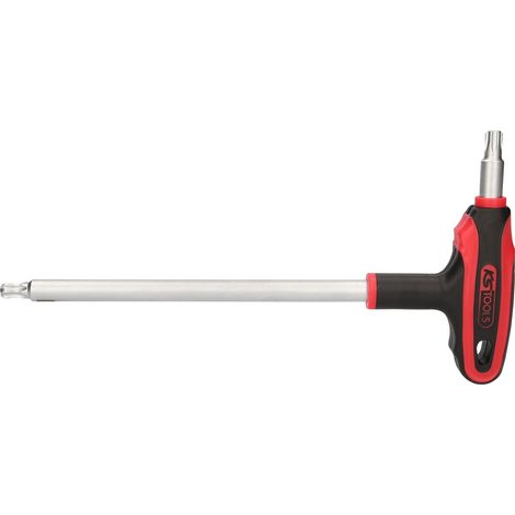KS Tools 151.2853 T-Griff-Winkelstiftschlüssel Torx Kugelkopf,T50 (1/5)