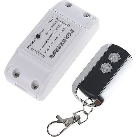 Télécommande à 2 boutons pour portes de garage et portail, 433 MHz, 85-250 V CA