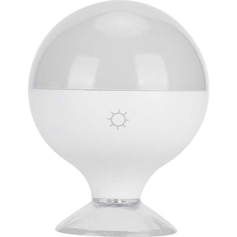 Ampoule LED pour maquillage, couleurs de lumière réglables, rechargeable, à ventouse, blanche