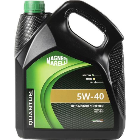 Magneti Marelli Lubrificante auto sintetico olio motore 5W-40 4lt (1/4)