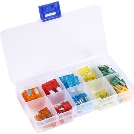 Assortiment de mini-fusibles 5A 10A 15A 20A 30A (1/4)