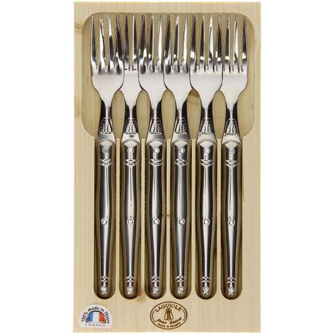 Confezione da 6 forchette - Laguiole Inox - Jean Dubost