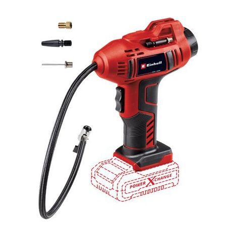 COMPRESSORE PORTATILE BATTERIA CECC 18LI EINHELL  VOLT 18 XCHANGE SOLO CORPO MACCHINA + ACC
