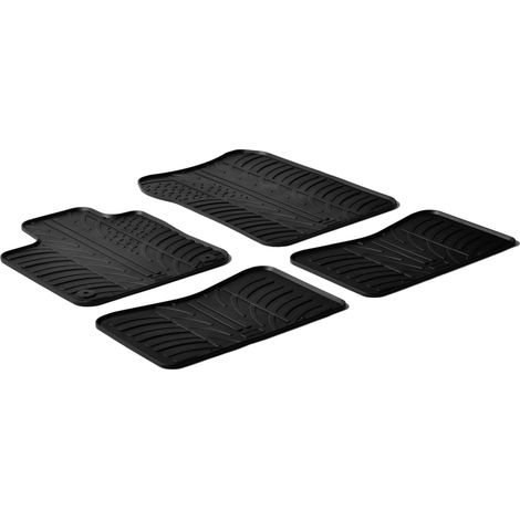 Set tappeti su misura in gomma - compatibile per  Renault Twingo (06/0708/14)