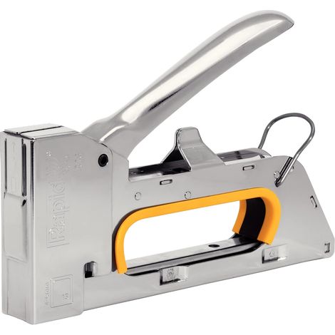 Rapid Heavy Duty Manual Staple Gun1008F Staple Gun for Wood & Furniture, and DIY Decoration, Silver (1/4)