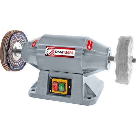 PULIDORA DE METALES DE BANCO ESMERILADORA AMOLADORA 150 MM HOLZMANN DSM150PS