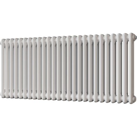 Alpha - White Column Radiator H500mm x W1164mm 2 Column