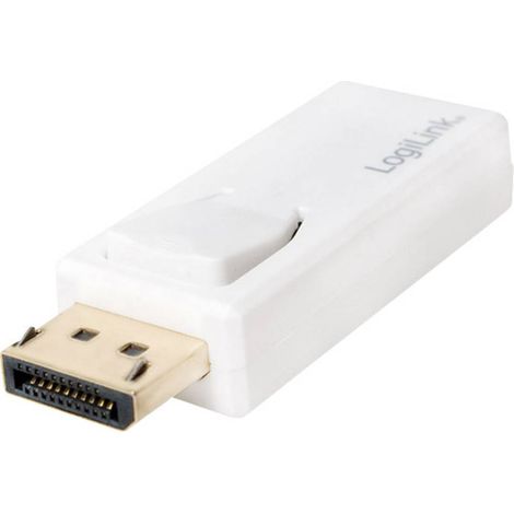 LogiLink CV0100 DisplayPort / HDMI Adaptateur [1x DisplayPort mâle - 1x HDMI femelle] blanc Y477821