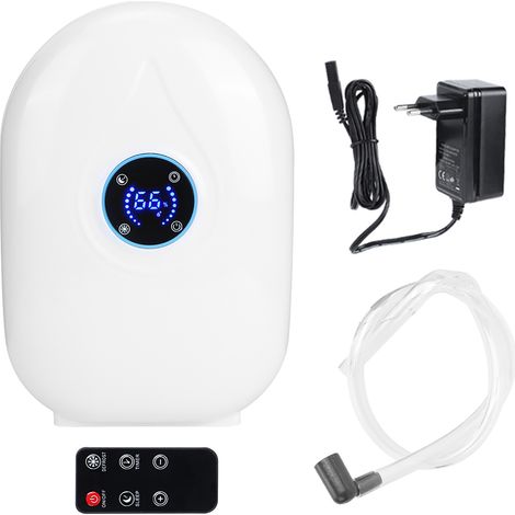 Home Bedroom Basement Mini Dehumidifier Air Dehumidification with Remote Control Blue