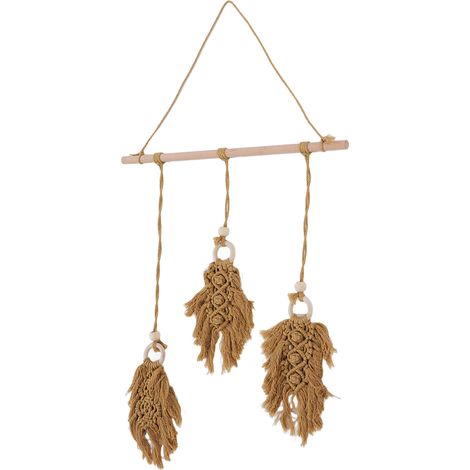 Boho-Makramee-Wandteppich, handgewebt, Wandkunst-Dekoration für Wohnzimmer und Schlafzimmer (1/5)