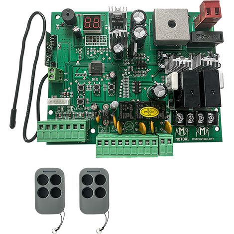 Accessoire pour automatisation et domotique, équipement de commande et de sécurité pour la maison,1Control board 2RC