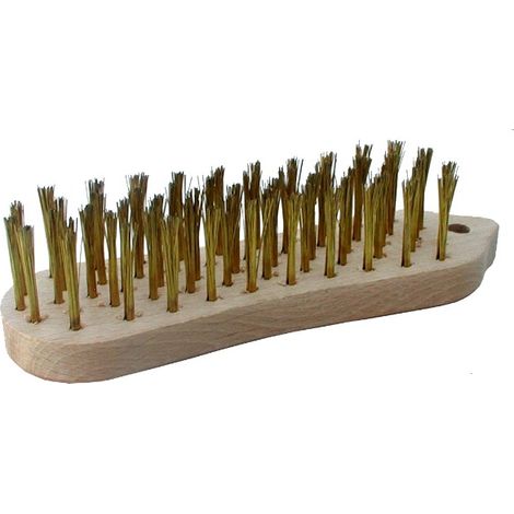 Spazzola per violino (fili flessibili in acciaio ottonato a 5 file) OUTIFRANCE