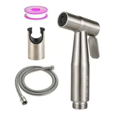 ALLIANDISNickel brossé Body Spa RV Kit de douche Buse de nettoyeur haute pression Combinaison de pulvérisation de toilettes (1/3)