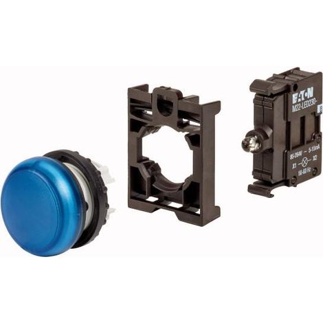 Voyant lumineux appareil complet 000132611 EATON M22 L B LED230 BVP