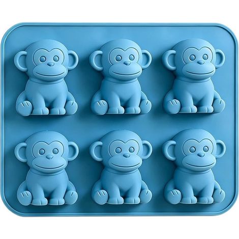 à glace, 6 cavités en forme de singe réutilisable – Bac glaçons, pour (1/5)