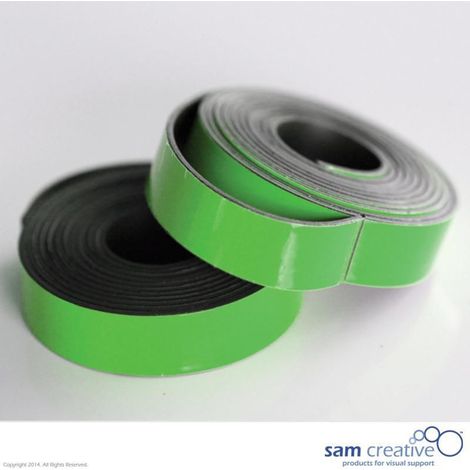 Ruban magnétique pour tableau blanc 10mm vert