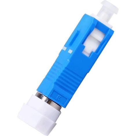 Adaptateur fibre optique simplex SC mâle vers FC femelle UPC, connexion de cordon de brassage fibre optique FTTP, adapté aux connecteurs de stylo à lumière rouge. (1/5)