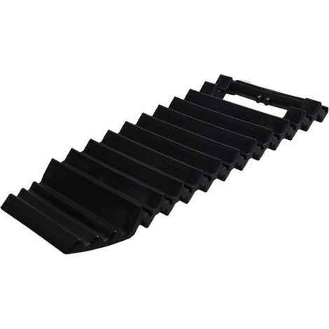 Patins antidérapants pour roues de voiture, antidérapants, antidérapants pour la neige (1 pièce - Noir) (1/5)