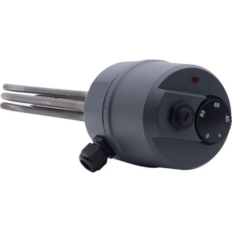Kermi Einschraubheizkörper 3 kW mit STB und Thermostat, trinkwassergeeignet