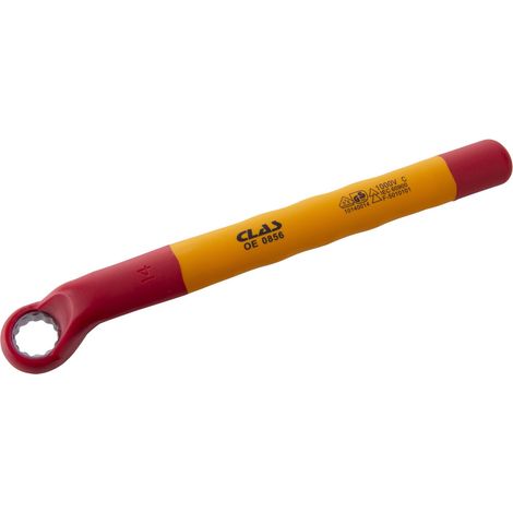 Clé à œil contre coudée isolée 12 pans 14mm - OE 0856 - CLAS Equipements