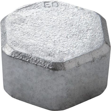Bouchon femelle VIRFOLLET 30005004 3/4 filetage femelle galvanisé gris argenté (1/2)