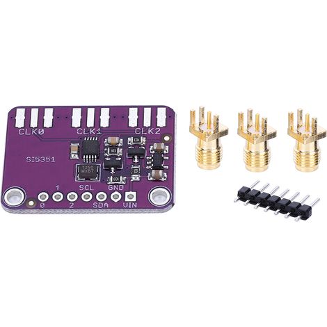 Generatore di segnale Si5351A, splitter di clock da 8 kHz a 160 MHz – componente elettronico di precisione per progetti a radiofrequenza (1/5)